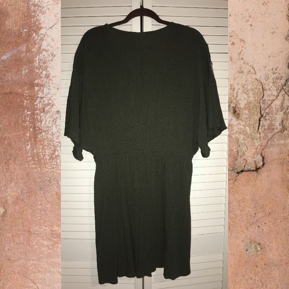 NWOT Knox Rose Embroidered Dress Olive Green - Picture 2 of 3